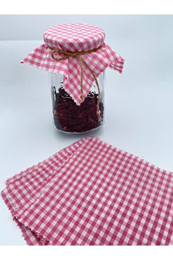 White Alamode Pink Jar Lid Cover 10pcs