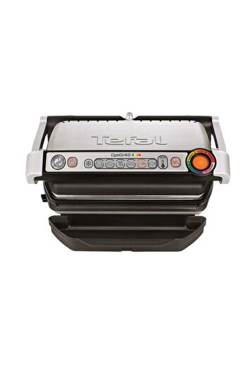 TEFAL OptiGrill+ 4 Porsiyon Kapasiteli 2000 Watt 6 Programlı Barbekü Izgara ve Tost Makinesi - Inox