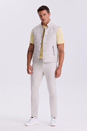 Jakamen Stone Judge Collar Fiber Slim Fit Vest