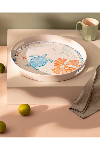 Madame Coco Round Tray Turtle
