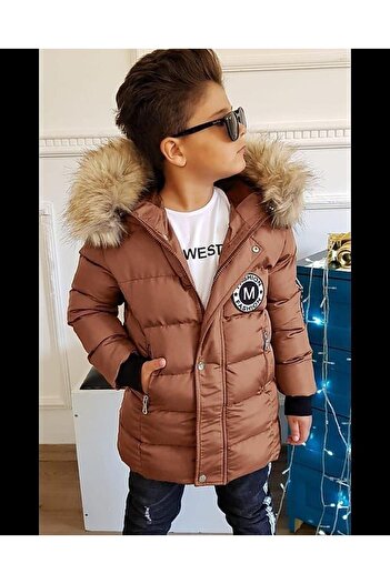 KOKOŞ BEBEK Plug and Remove Hooded Coat |   Between 2/8 Years