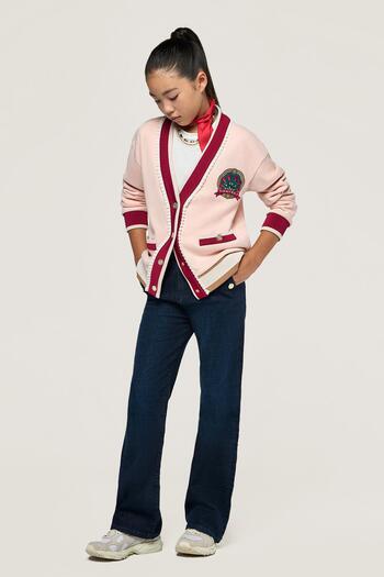 SWATSKY Bg Store Girl's Pink Cardigan