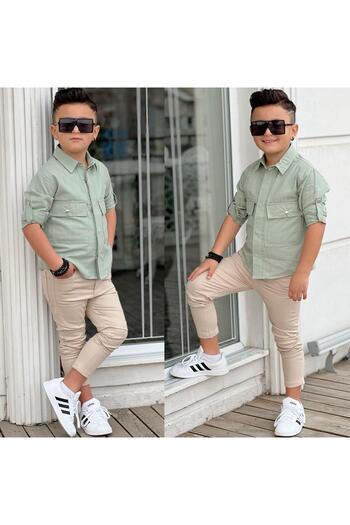 KOKOŞ BEBEK Men's Suit with Stylish Shirt |   Between 3/12 Years