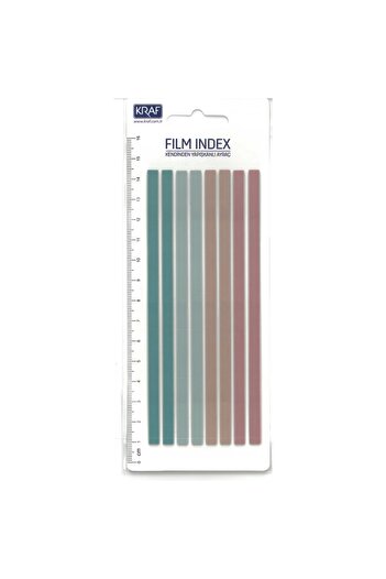 KRAF 85135-2 INDEX FILM (PP) MORANDI COLOR YAPIŞKANLI AYRAÇ 5x135mm 8 RENK X 20YP