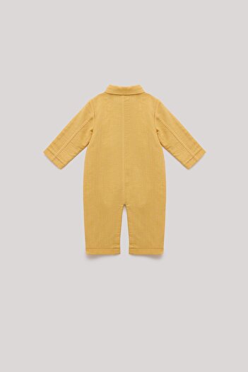 GB Baby Bg Store Baby Boy Mustard Jumpsuit