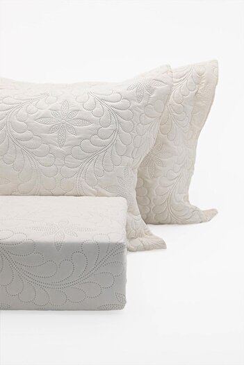 FAVORA Sarmaşık Double Solid Color Bedspread Set