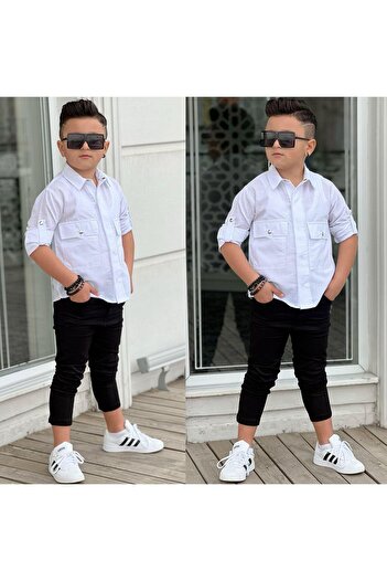 KOKOŞ BEBEK Men's Suit with Stylish Shirt |   Between 3/12 Years