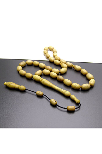 Tesbih Ruyasi Ebony Tree Rosary in Cream Color