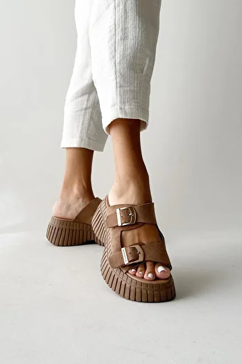 nope21shoess Again Soil Genuine Leather Suede Slippers