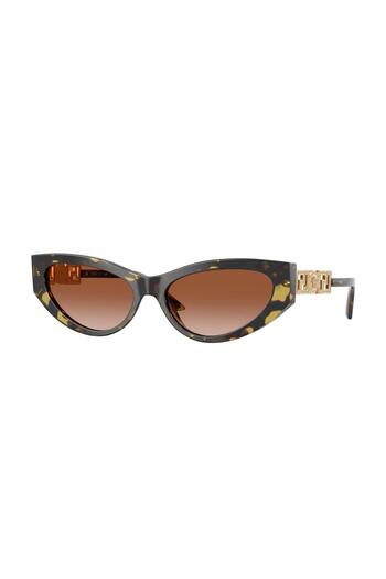 Versace Woman Cat Eye Sunglasses- Ve 4470b - Lense Size:56mm - Havana