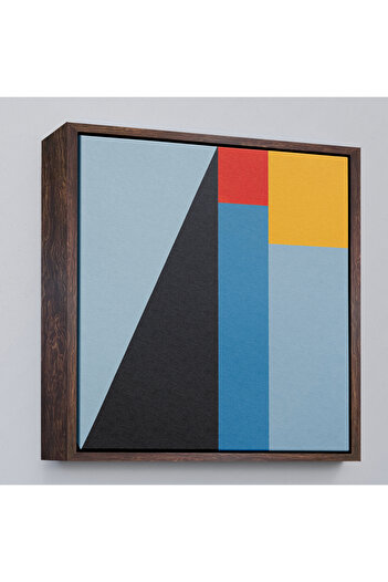 N NOXXO Wooden Framed Léon Wuidar - Abstract Painting-8302