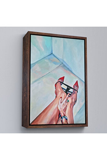 indispensablely Framed Sasha Robinson - Woman in the Toilet Painting-7850