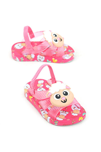 GEZER Summer Baby Girl Elastic Wet Floor Suitable Daily Pool Beach Slippers-Sandals