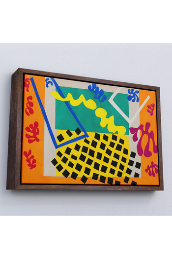 N NOXXO Henri Matisse with Wooden Frame - Las Codomas Painting-7080