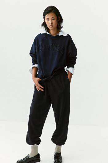 H&M Yıkanmış Görünümlü Jogger Pantolon
