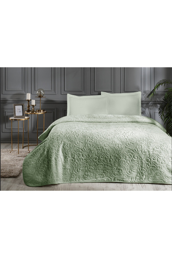 Özdilek A. Green 220X240 cm Trendy Double Blanket