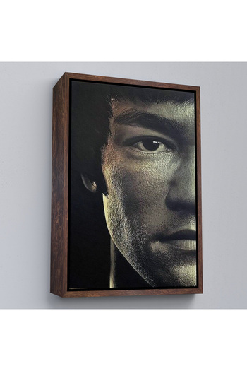 indispensablely Bruce Lee Painting with Frame-7823