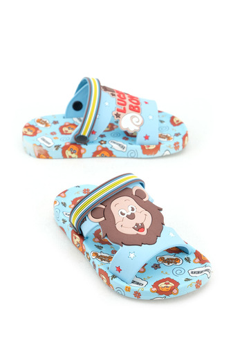 GEZER Summer Boys' Wet Floor Suitable Home Garden Beach Pool Daily Slippers Sandals
