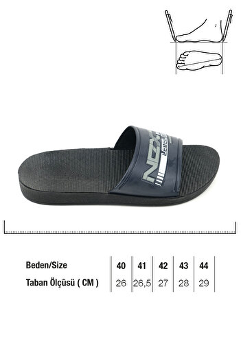 GEZER Summer Men's Faux Leather Comfortable Sole Casual Slippers