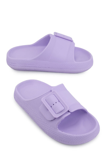 GEZER Women's Summer Eva Slippers - Single Buckle, Adjustable, For Garden Pool Beach