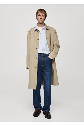 MANGO Man Wasserdichter Trenchcoat mit entspannter Passform