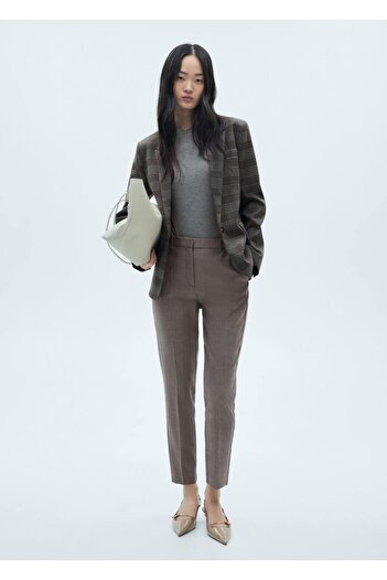 MANGO Woman Mid-Waisted Skinny Pants