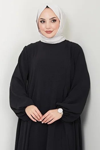 hafsamina Φόρεμα Hijab - Eva Ayrobin, Μαύρο HM2454