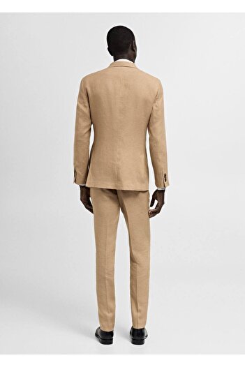 MANGO Man %100 keten slim fit ceket