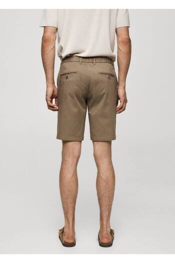 MANGO Man Σορτς βερμούδας από βαμβακερό Chino Slim Fit