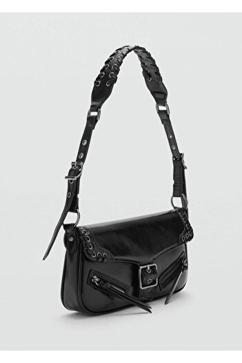 MANGO Woman Buckle detailed shoulder bag