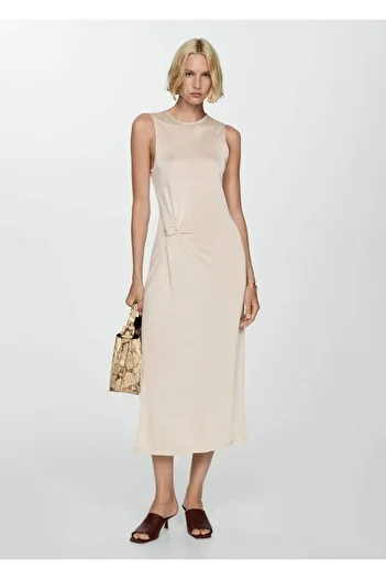 MANGO Woman Knotted Knitted Dress