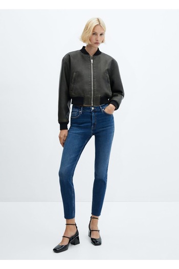 MANGO Woman Skinny cropped jeans