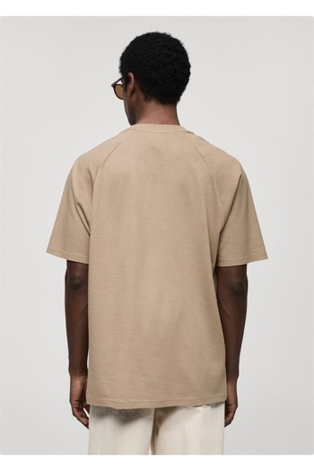 MANGO Man Relaxed fit pamuklu tişört