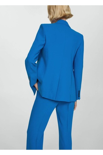 MANGO Woman Düz Kesim Blazer Ceket