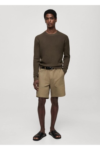MANGO Man Ribbed Cotton Knitwear Sweater