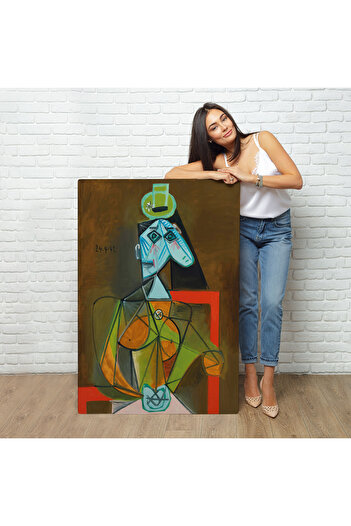 indispensablely Framed Pablo Picasso - Dora Maar'In'Beautiful Noble Painting-7297