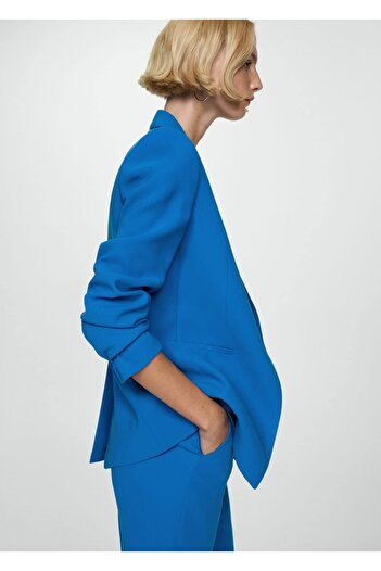 MANGO Woman Jachetă blazer cu croială dreaptă