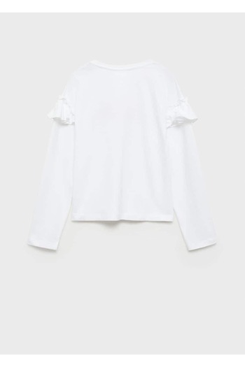 MANGO Kids Μακρυμάνικο μπλουζάκι Flounce