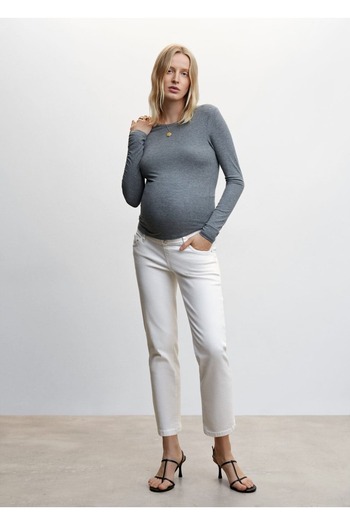 MANGO Woman Straight Cut Maternity Jeans