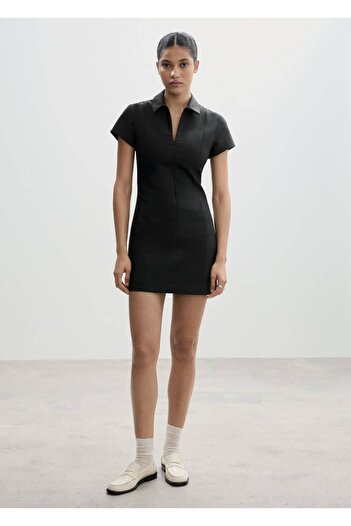 MANGO Woman Short Dress with Zipper