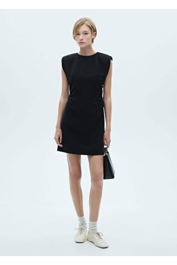 MANGO Woman Short Dress - Drape Detailed