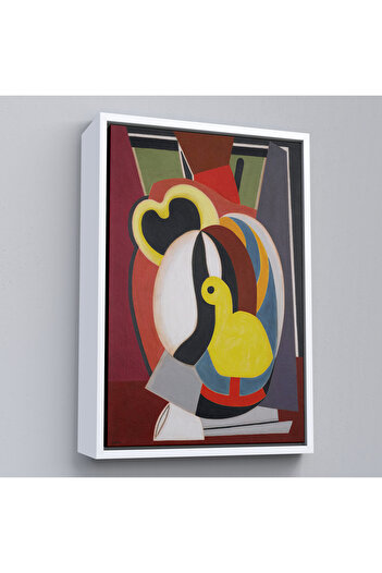 indispensablely Framed Auguste Herbin - Abstract Art Composition Painting-8102