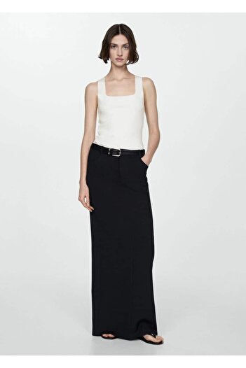MANGO Woman Blouse with Wide Straps