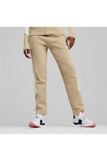 Puma EVOSTRIPE High-Waists Kadın Bej Eşofman Altı 67788083