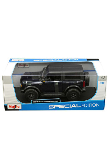 Maisto 1/18 2021 Model Ford Bronco Wildtrak - Black