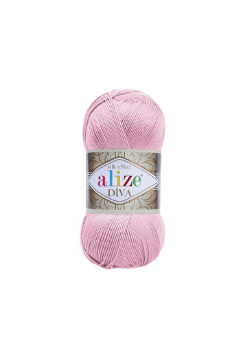 Alize Diva Merserize Ip 291 Ροζ 1 Κοχύλι