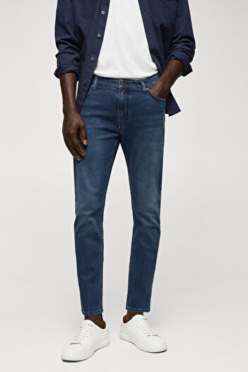 MANGO Man Tom Tapered Cropped Jeans
