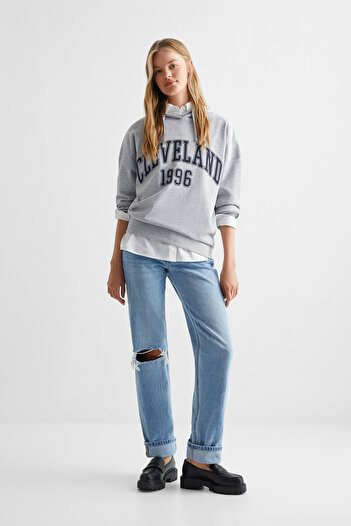 MANGO Kids Gray Sweatshirt for Children