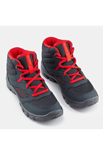 Decathlon Quechua Erkek Çocuk Outdoor Bot - Koyu Gri - 35 / 38 - Mh100
