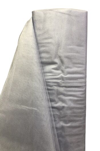 sevgi süsleme Light Gray Crystal Tulle